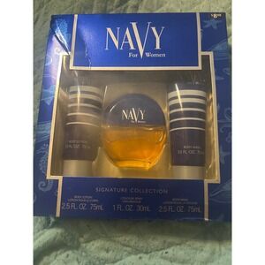 Navy For Women Signature Collection 3pc Gift Set Cologne Lotion Body Wash New